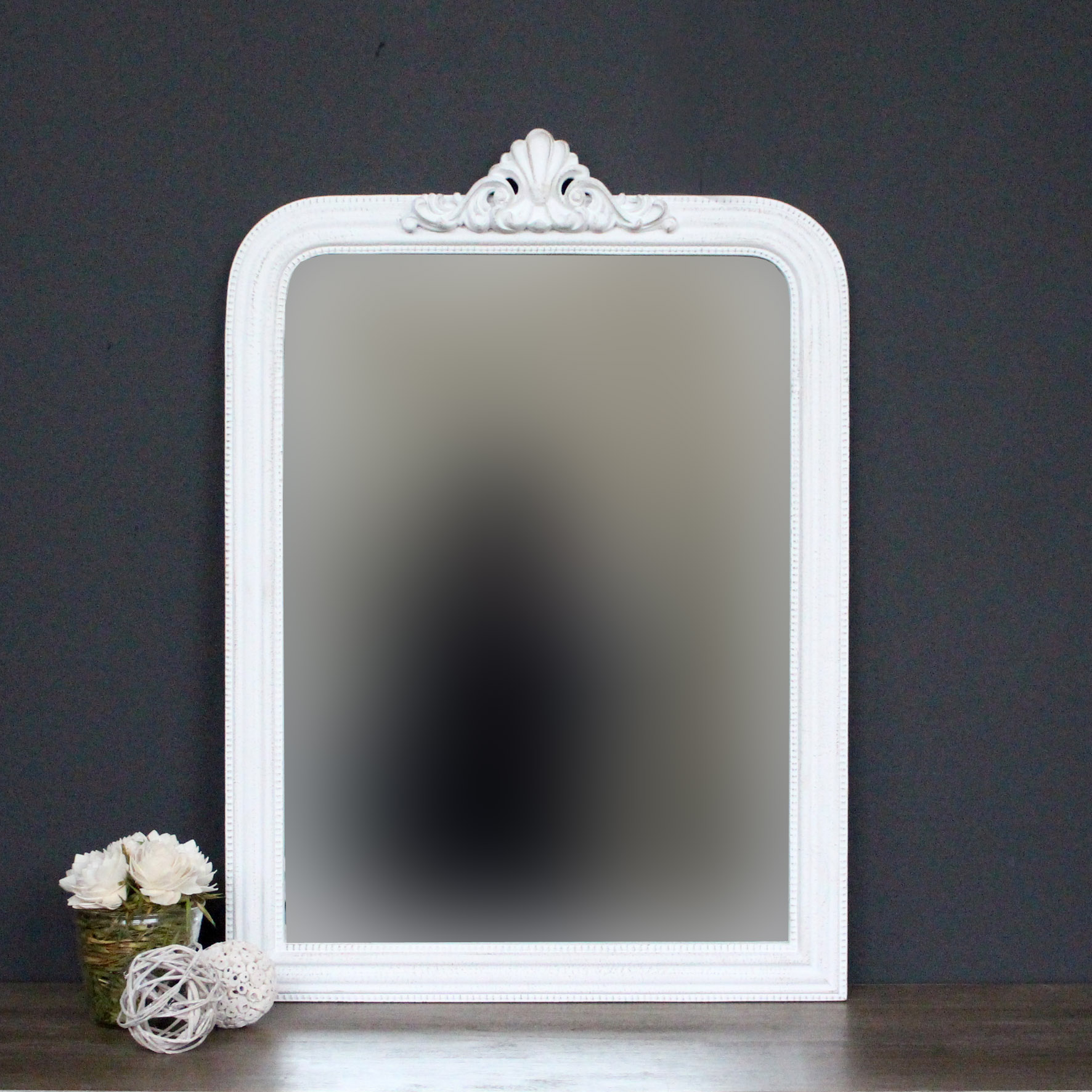 ANTIQUE WHITE Marseilles Mirror ANTIQUE WHITE Marseilles Mirror