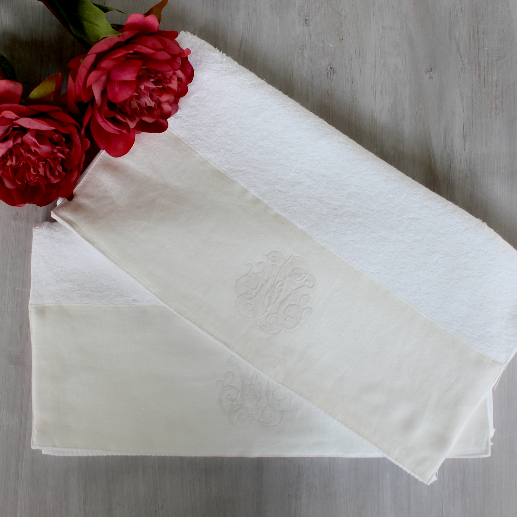 REBECCA Guest Towel White/Cream REBECCA Guest Towel White/Cream