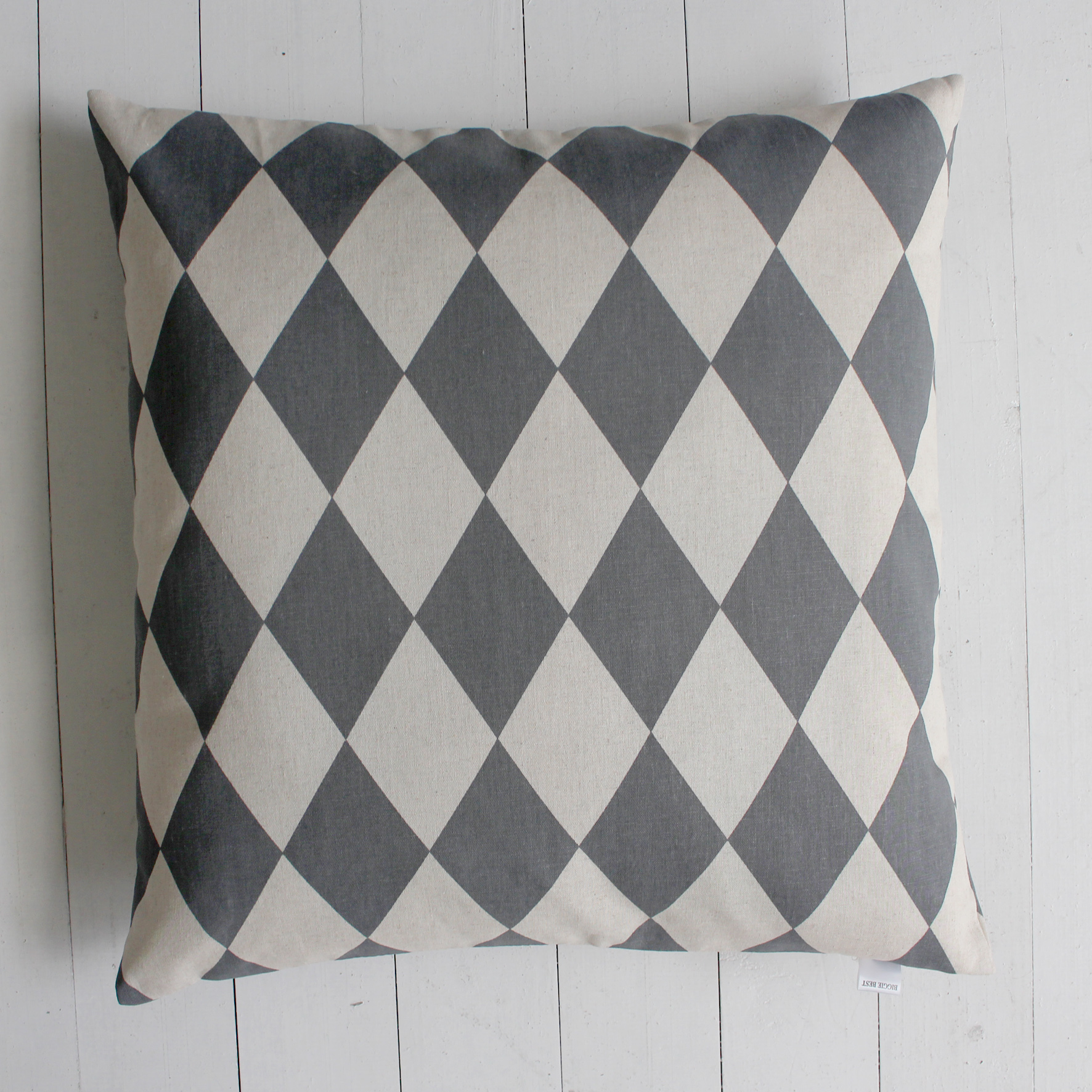 Diamond Cushion - Charcoal Diamond Cushion - Charcoal