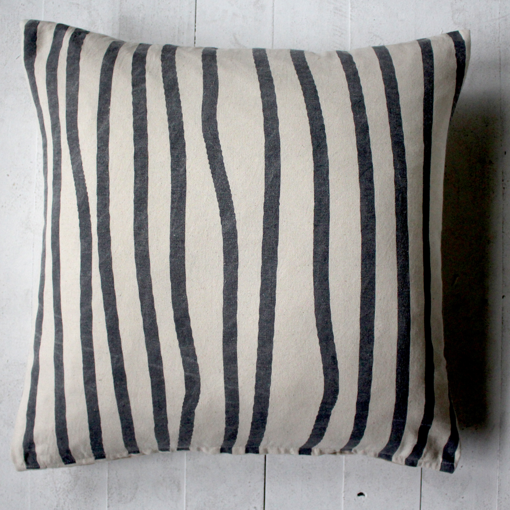 LIBERTY GREY STRIPE Cushion