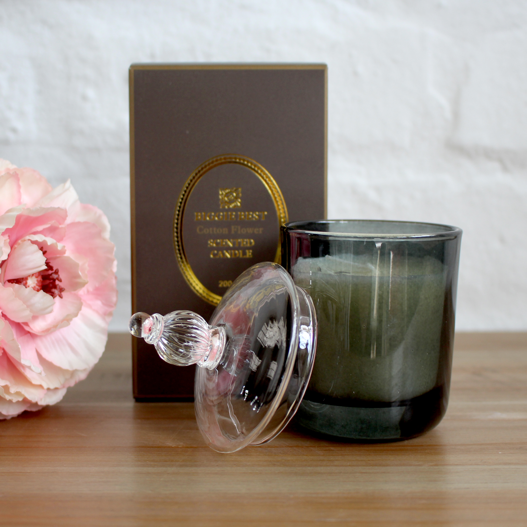 COTTON FLOWERS Scented Glass Candle