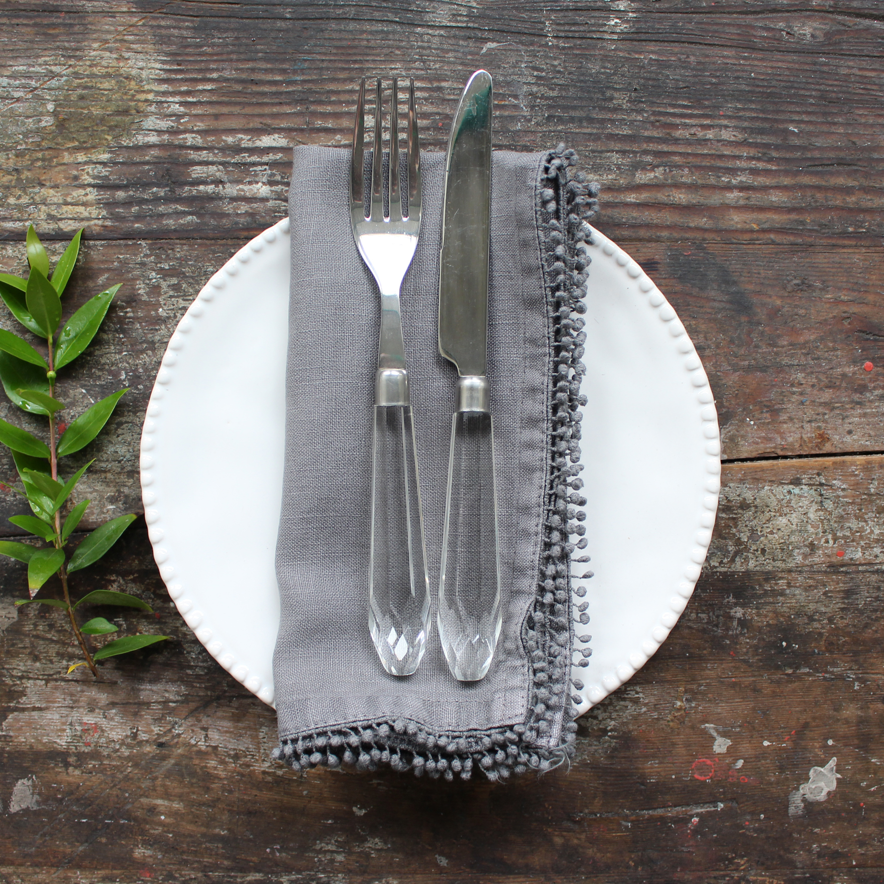 DARK Grey Napkin DARK Grey Napkin
