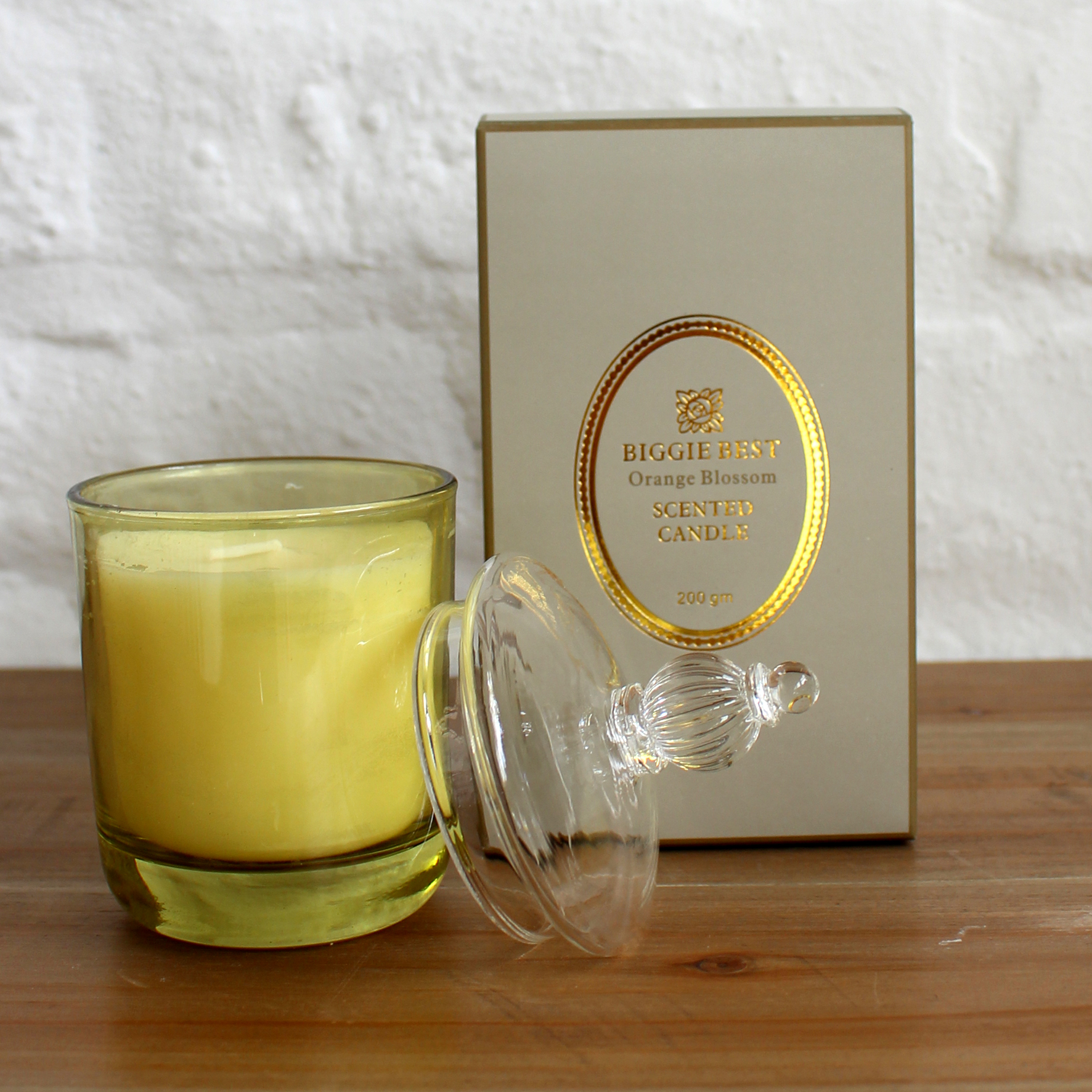 ORANGE BLOSSOM Scented Glass Candle
