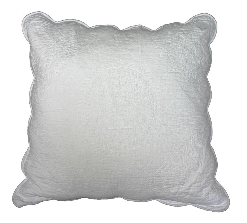 White Stitch Pillow Sham